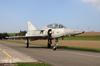 Die Mirage hatte am 9. September ihren Erstflug unter der zivilen Registration HB-RDF Die Mirage hatte am 9. September ihren Erstflug unter der zivilen Registration HB-RDF