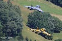 Start der beiden Hunter des Fliegermuseums Altenrhein Start der beiden Hunter des Fliegermuseums Altenrhein