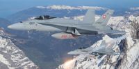 Intercepted by Swiss Air Force