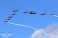 Das PC-7 Team und das Super Puma Display Team an der Flügerchilbi Bleienbach Das PC-7 Team und das Super Puma Display Team an der Flügerchilbi Bleienbach